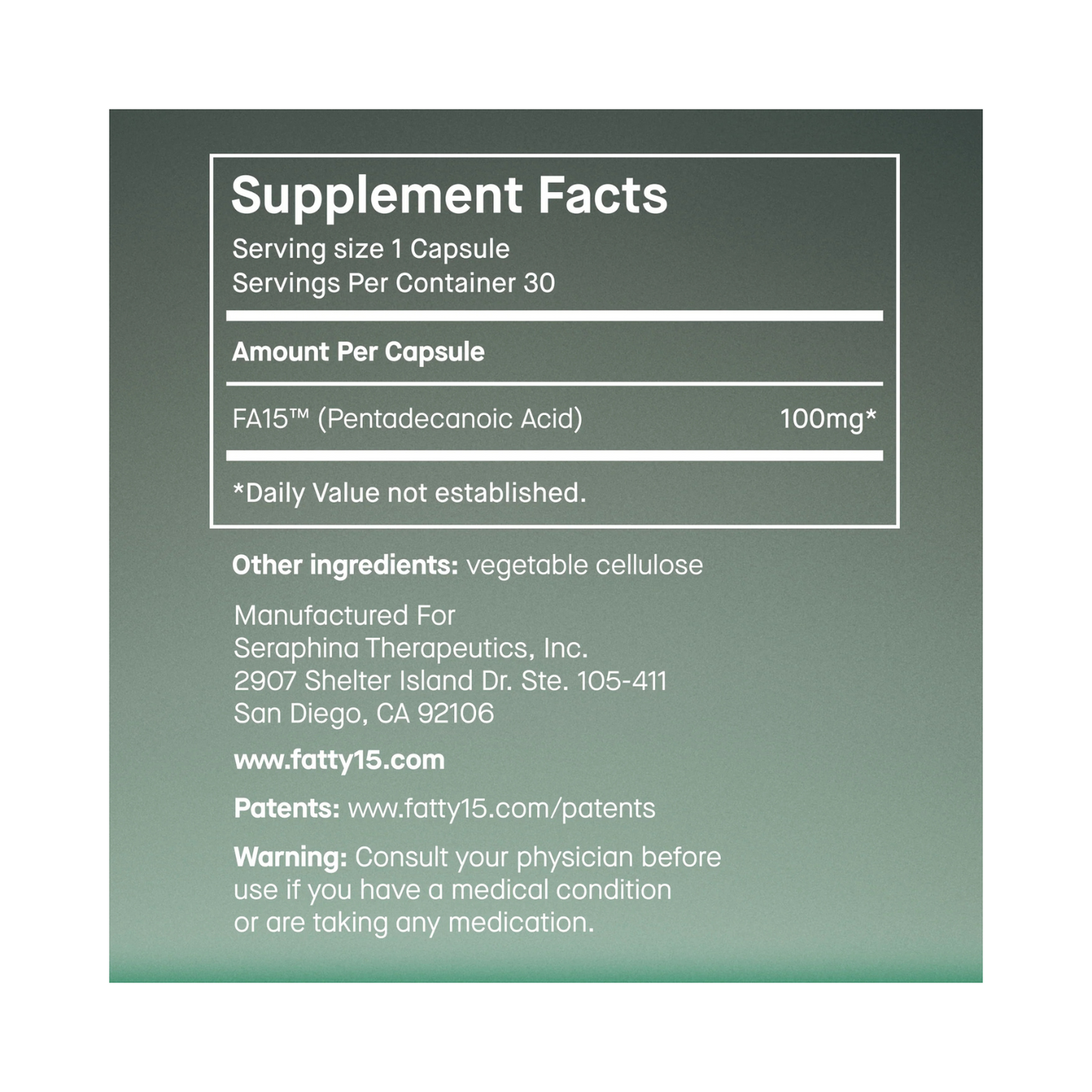 Fatty15 - refills only