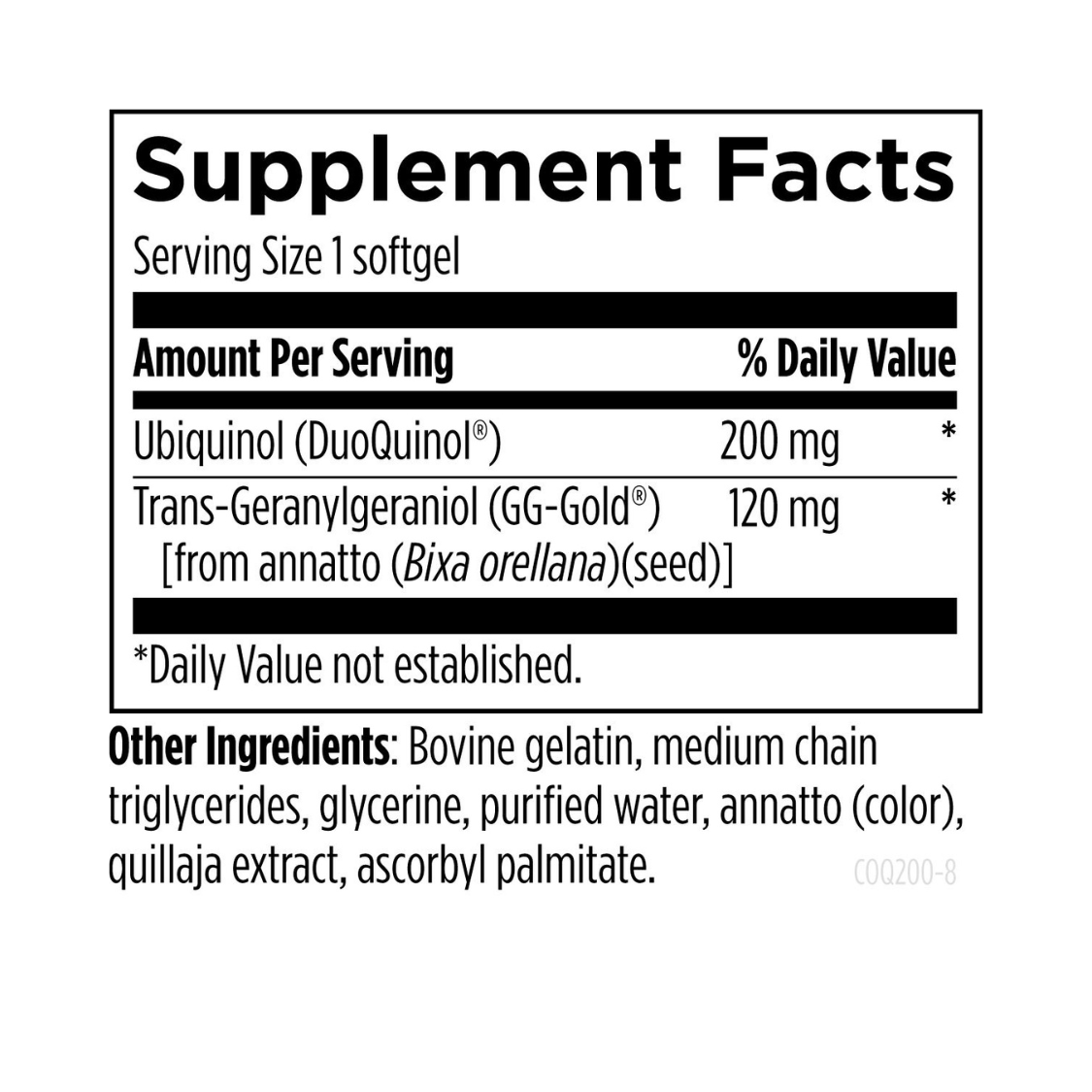 Designs for Health CoQnol 200