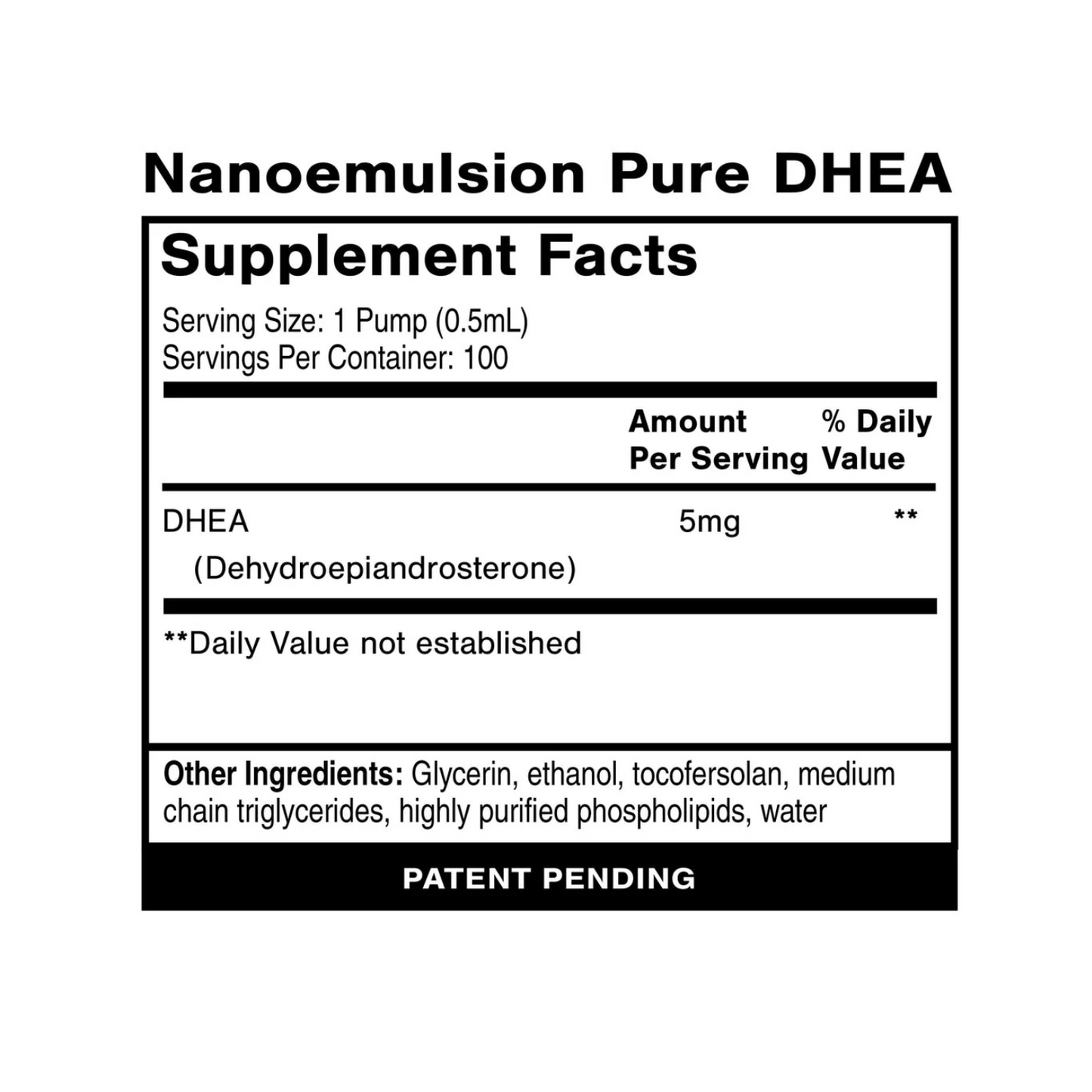 Quicksilver Scientific Pure DHEA